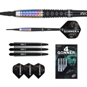 Misaladejuegos Dardos One80 Gunner 4 Lourence Ilagan Black Rainbow 90% 22gr 9605 - Imagen 2