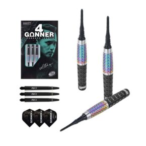 Misaladejuegos Dardos One80 Gunner 4 Lourence Ilagan Black Rainbow 90% 22gr 9605 - Imagen 3