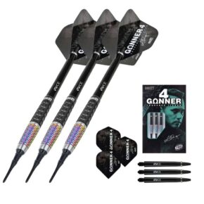 Misaladejuegos Dardos One80 Gunner 4 Lourence Ilagan Black Rainbow 90% 22gr 9605 - Imagen 4