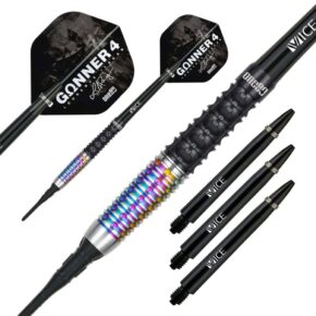 Misaladejuegos Dardos One80 Gunner 4 Lourence Ilagan Black Rainbow 90% 22gr 9605 - Imagen 5