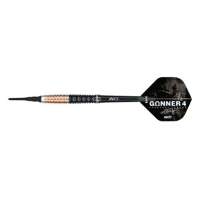 Misaladejuegos Dardos One80 Gunner 4 Lourence Ilagan Black Rose Oro 90% 20.5gr 9604