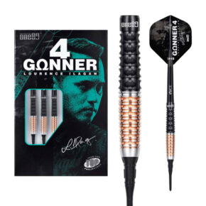 Misaladejuegos Dardos One80 Gunner 4 Lourence Ilagan Black Rose Oro 90% 20.5gr 9604 - Imagen 6