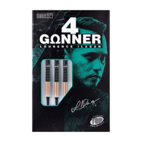 Misaladejuegos Dardos One80 Gunner 4 Lourence Ilagan Black Rose Oro 90% 20.5gr 9604 - Imagen 7
