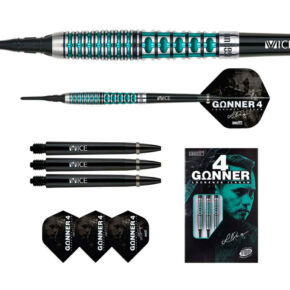 Misaladejuegos Dardos One80 Gunner 4 Lourence Ilagan Black Jade 90% 18gr 9603 - Imagen 2