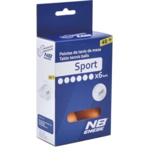 Misaladejuegos Blister 6 Pelotas Ping Pong Enebe Sport Naranja 845500