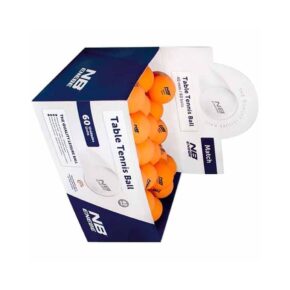 Misaladejuegos Caja 60 Pelotas Ping Pong Enebe Match Naranja 845503 - Imagen 2