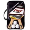 Misaladejuegos Pack de 2 Palas Ping Pong + 3 Pelotas Enebe Tifon Serie 300 888415
