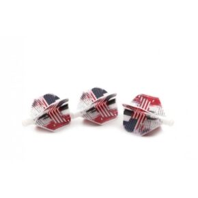 Misaladejuegos Plumas Flights Darts Cuesoul Tero AK4 Bandera USA Standard CS-AK4+2-2 - Imagen 2