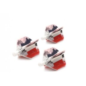 Misaladejuegos Plumas Flights Darts Cuesoul Tero AK4 Bandera Francia Standard CS-AK4+2-4