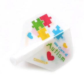 Misaladejuegos Plumas Flights Darts Cuesoul Tero AK4 Autism Standard CS-AK4+2-5 - Imagen 2