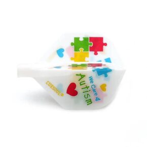 Misaladejuegos Plumas Flights Darts Cuesoul Tero AK4 Autism Standard CS-AK4+2-5 - Imagen 3