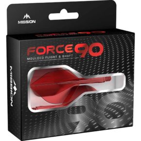 Misaladejuegos Plumas Mission Force 90 Gradient No6 Roja Transparente - Imagen 3