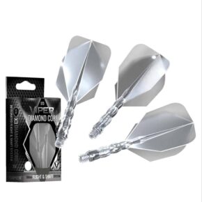 Misaladejuegos Plumas Viper Diamond Core Standard Transparente Larga 73mm 35-5330-19 - Imagen 3