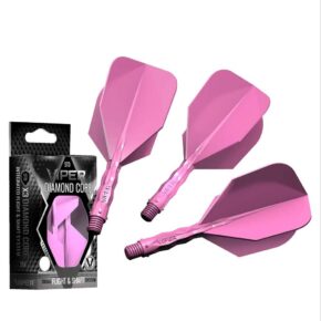 Misaladejuegos Plumas Viper Diamond Core Standard Rosa Neon Intermedia 67mm 35-5328-12 - Imagen 3