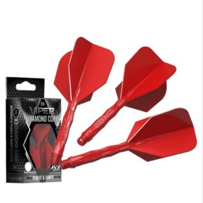 Misaladejuegos Plumas Viper Diamond Core Standard Rojo Larga 73mm 35-5330-02 - Imagen 3