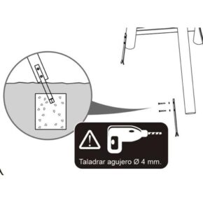 Misaladejuegos Columpio individual Masgames Fuji Adultos Asiento Cadenas MA700083 - Imagen 4