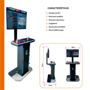 Misaladejuegos Arcade Modern 32 Pulgadas - Imagen 2