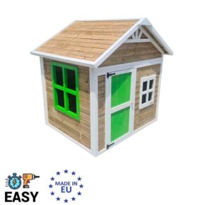 Misaladejuegos Casita infantil Masgames Flam madera panelada MA800585X - Imagen 2
