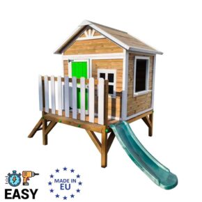 Misaladejuegos Casita elevada Masgames Flam (60 cm) madera panelada MA806585X - Imagen 2