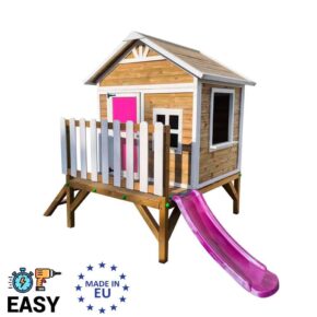 Misaladejuegos Casita elevada Masgames Flam (60 cm) madera panelada MA806585X - Imagen 3