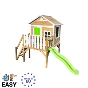 Misaladejuegos Casita elevada Masgames Flam (90 cm) madera panelada MA809585X - Imagen 2