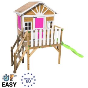 Misaladejuegos Casita elevada Masgames Visby (90 cm altura) madera panelada MA809599X - Imagen 3