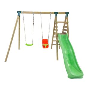 Misaladejuegos Parque infantil Masgames Mauna Loa L con madera cuadrada con asiento de bebé MA700081 - Imagen 2