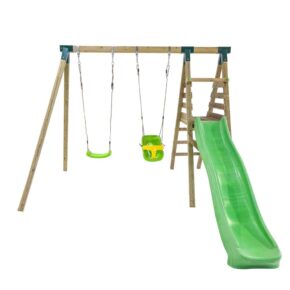 Misaladejuegos Parque infantil Masgames Mauna Loa L con madera cuadrada con asiento de bebé MA700081 - Imagen 3