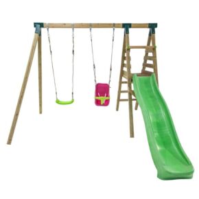 Misaladejuegos Parque infantil Masgames Mauna Loa L con madera cuadrada con asiento de bebé MA700081 - Imagen 4
