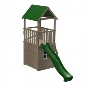 Misaladejuegos Parque infantil Masgames Tibidabo L con techo de lona y caseta MA700229