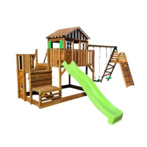 Misaladejuegos Parque infantil Masgames Siracusa XL con columpio doble y aventura MA700443X
