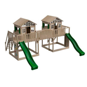 Misaladejuegos Parque infantil Masgames Superpop L con 2 toboganes MA700450