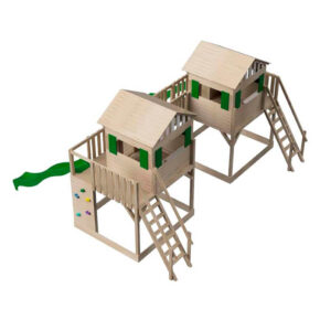 Misaladejuegos Parque infantil Masgames Superpop L con 2 toboganes MA700450 - Imagen 4