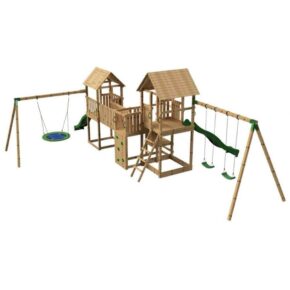 Misaladejuegos Parque infantil Masgames Himalaya con puente Madison MA800001M - Imagen 2