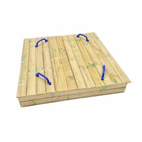 Misaladejuegos Arenero rectangular con tapa de madera Masgames Oben 1.20m x 1.50m MA600092 - Imagen 2