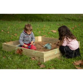 Misaladejuegos Arenero rectangular con tapa de madera Masgames Oben 1.20m x 1.50m MA600092 - Imagen 4