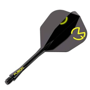 Misaladejuegos Plumas Winmau Darts Fusion Michael van Gerwen Green Black Medium 34-76mm N6 8844
