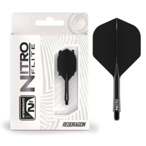 Misaladejuegos Plumas Red Dragon Nitro Flite System Black NO2 Intermediate X1003 - Imagen 8