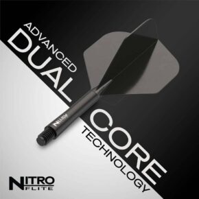 Misaladejuegos Plumas Red Dragon Nitro Flite System Black NO2 Medium X1004 - Imagen 4