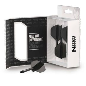 Misaladejuegos Plumas Red Dragon Nitro Flite System Black NO2 Medium X1004 - Imagen 5