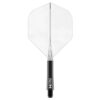 Misaladejuegos Plumas Red Dragon Nitro Flite System Black Clear NO2 Intermediate X0988