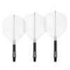 Misaladejuegos Plumas Red Dragon Nitro Flite System Black Clear NO2 Intermediate X0988 - Imagen 2