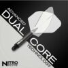 Misaladejuegos Plumas Red Dragon Nitro Flite System Black Clear NO2 Intermediate X0988 - Imagen 5