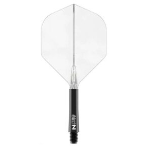 Misaladejuegos Plumas Red Dragon Nitro Flite System Black Clear NO2 Medium X0989