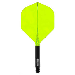 Misaladejuegos Plumas Red Dragon Nitro Flite System Black Yellow NO2 Medium X0986