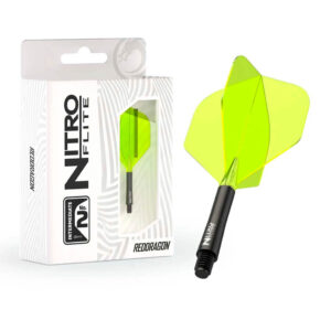 Misaladejuegos Plumas Red Dragon Nitro Flite System Black Yellow NO2 Intermediate X0985 - Imagen 6