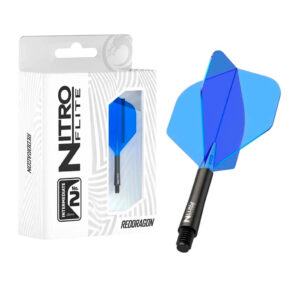 Misaladejuegos Plumas Red Dragon Nitro Flite System Black Blue NO2 Intermediate X0982 - Imagen 4