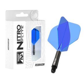 Misaladejuegos Plumas Red Dragon Nitro Flite System Black Blue NO2 Short X0981 - Imagen 6