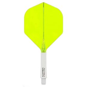 Misaladejuegos Plumas Red Dragon Nitro Flite System White Yellow NO2 Intermediate X0976