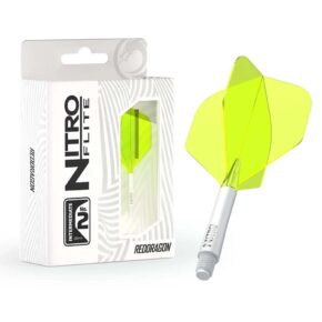 Misaladejuegos Plumas Red Dragon Nitro Flite System White Yellow NO2 Intermediate X0976 - Imagen 3